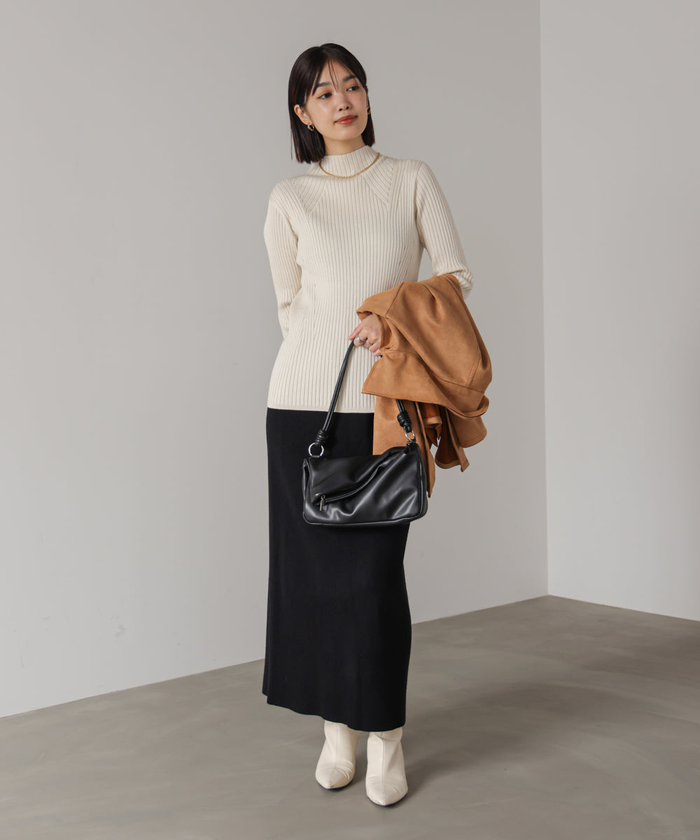 ヒートハイネックニットプルオーバー