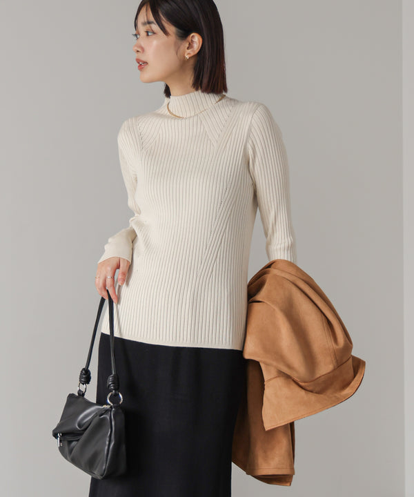 ヒートハイネックニットプルオーバー