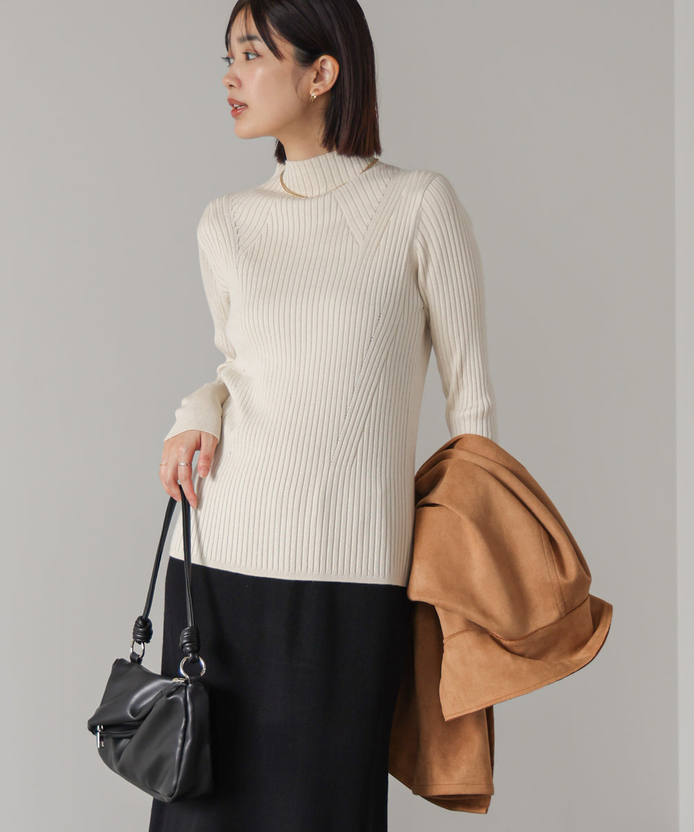 【新色追加】ヒートハイネックニットプルオーバー