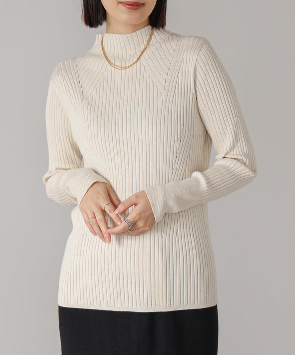 ヒートハイネックニットプルオーバー