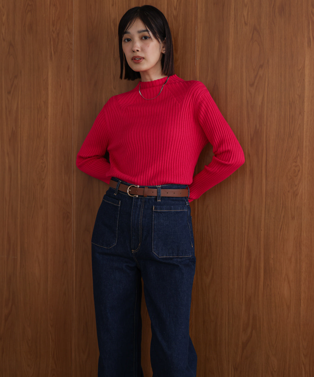 【新色追加】ヒートハイネックニットプルオーバー