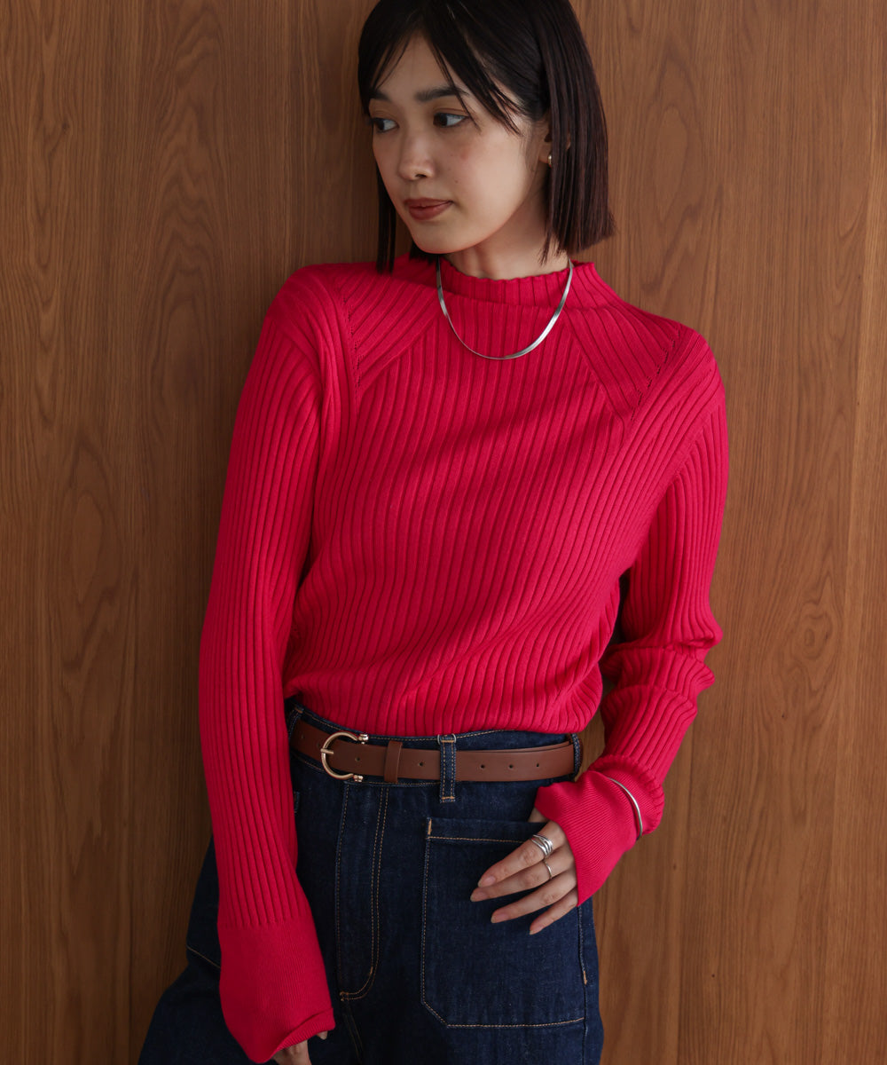 【新色追加】ヒートハイネックニットプルオーバー