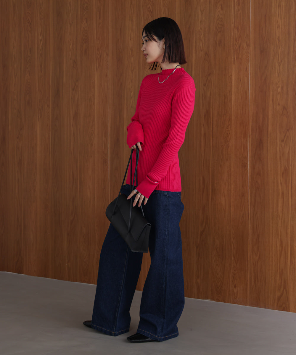 【新色追加】ヒートハイネックニットプルオーバー