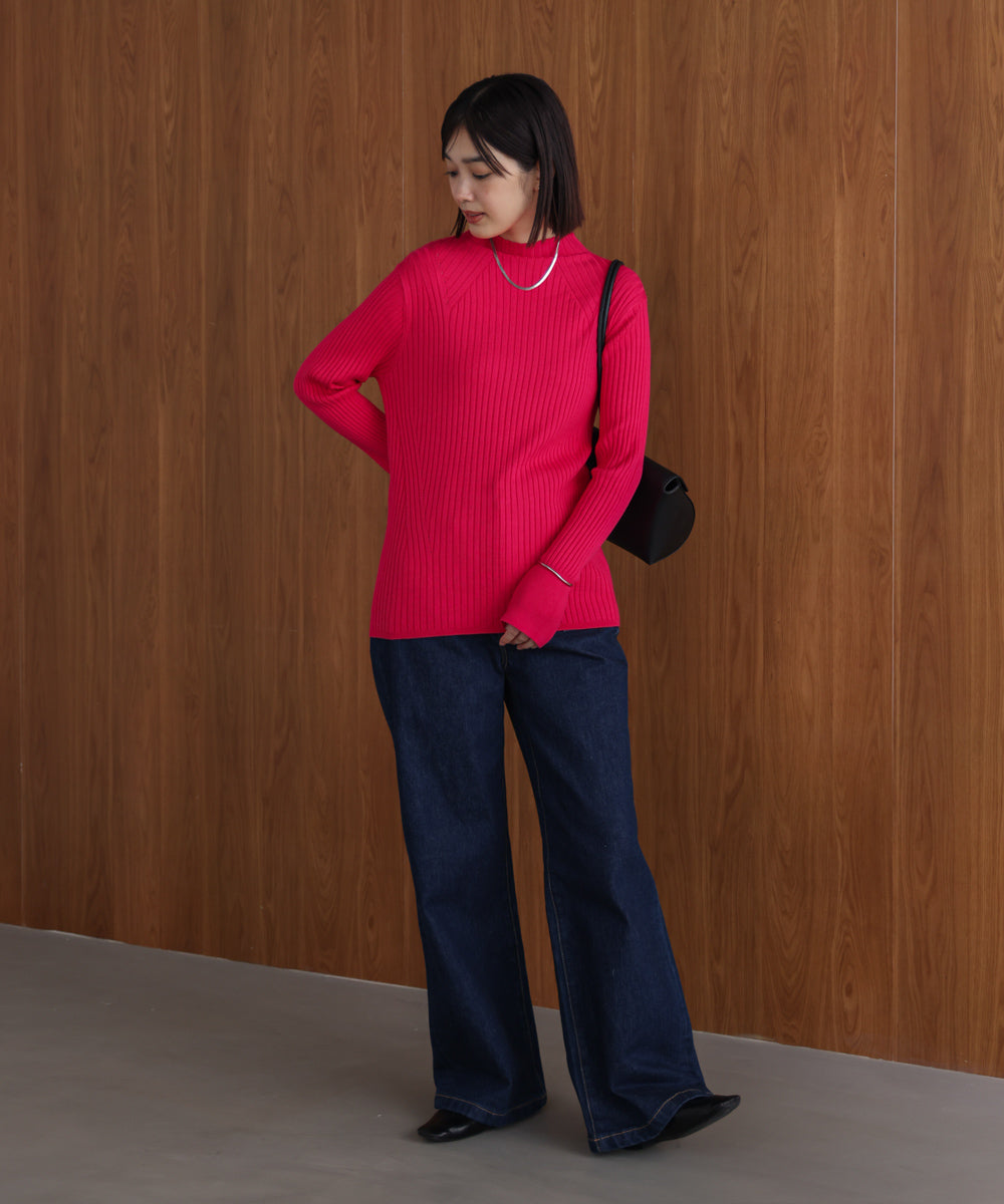 【新色追加】ヒートハイネックニットプルオーバー