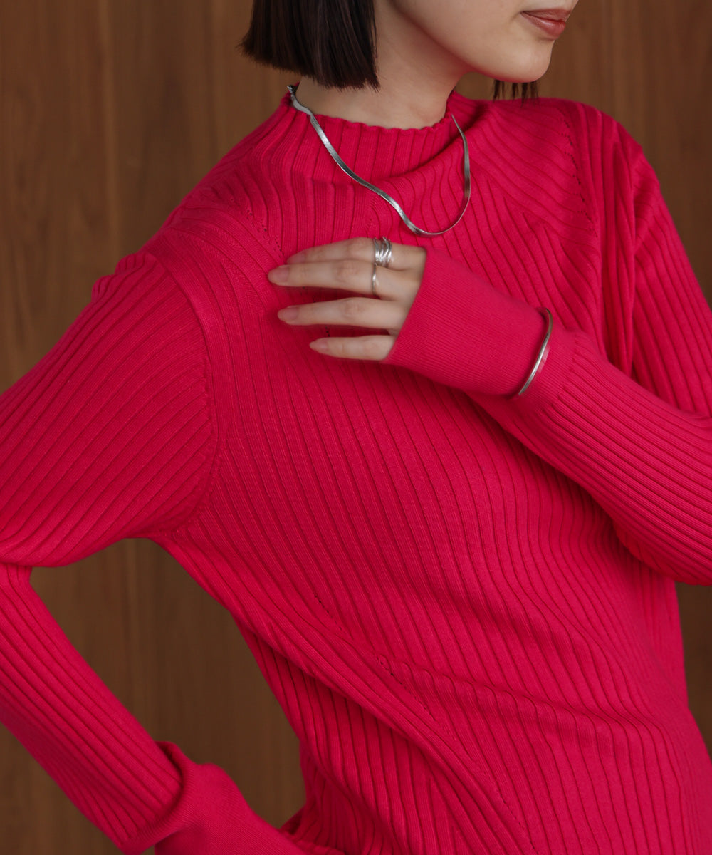 ヒートハイネックニットプルオーバー