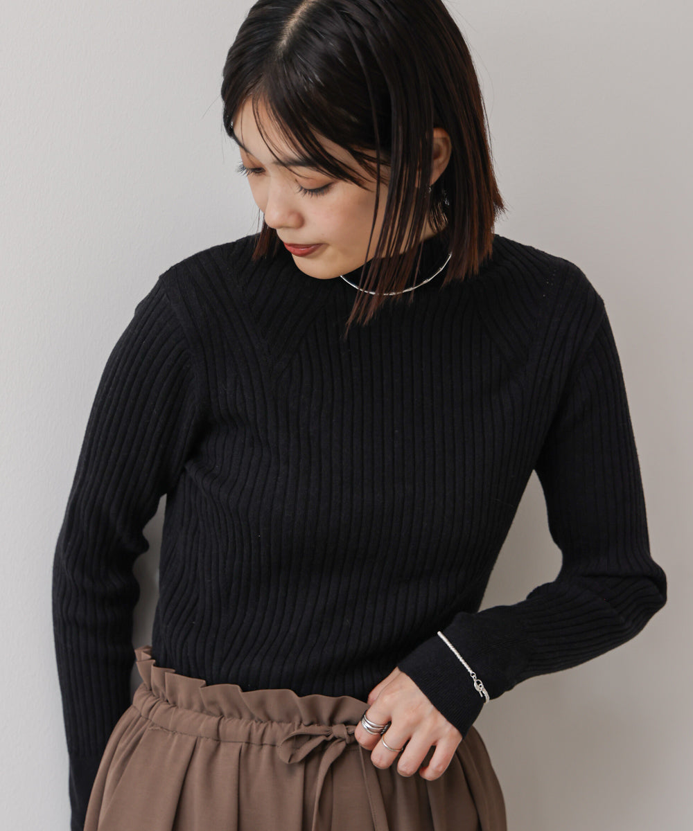 ヒートハイネックニットプルオーバー