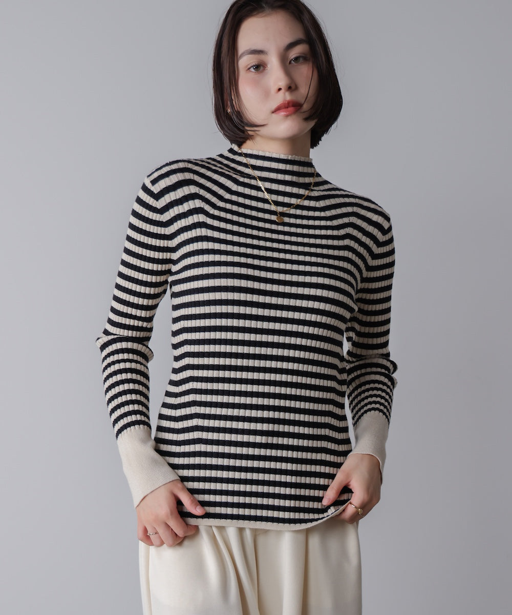 ヒートハイネックニットプルオーバー