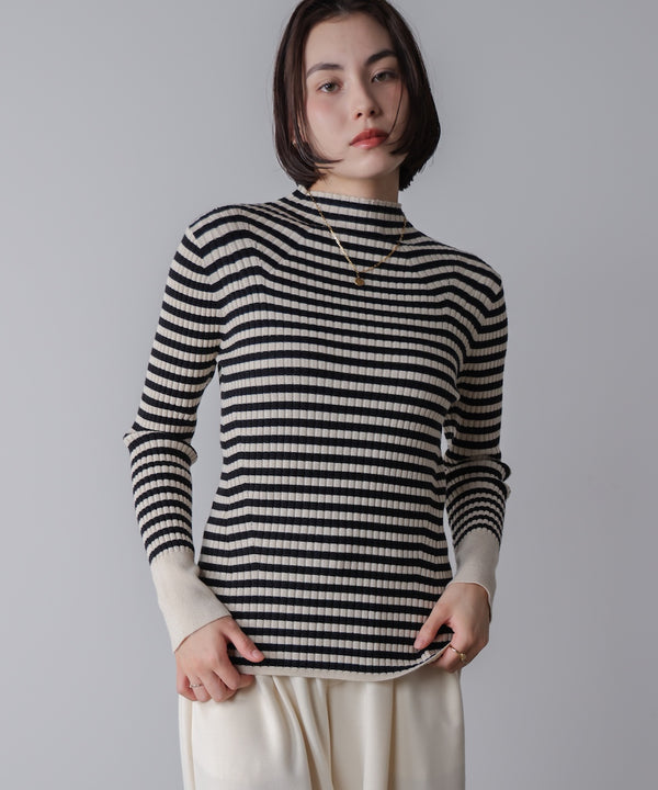 ヒートハイネックニットプルオーバー