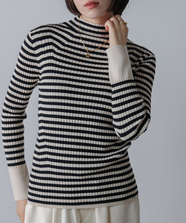 ヒートハイネックニットプルオーバー