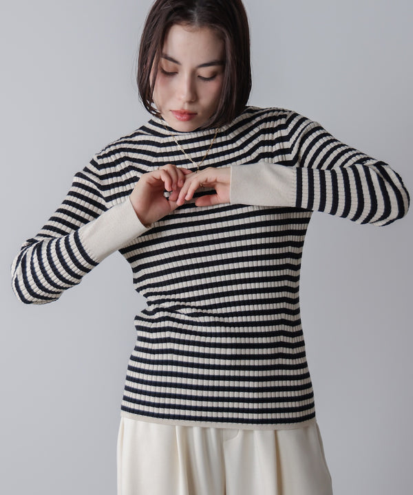 ヒートハイネックニットプルオーバー