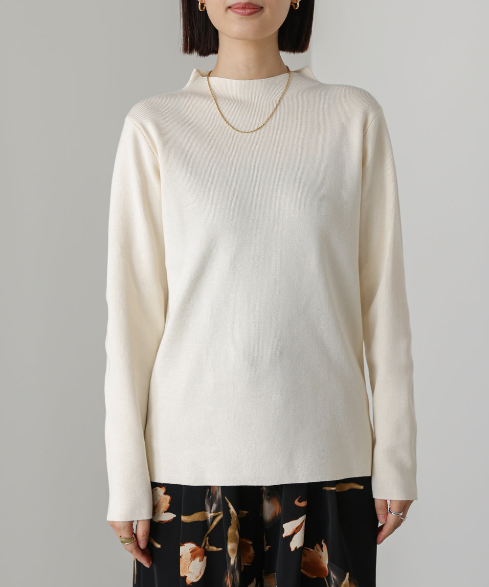 【新色追加】ハイネック総針ニット