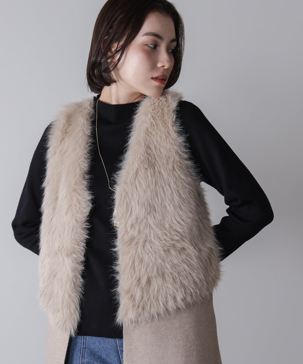 【新色追加】ハイネック総針ニット