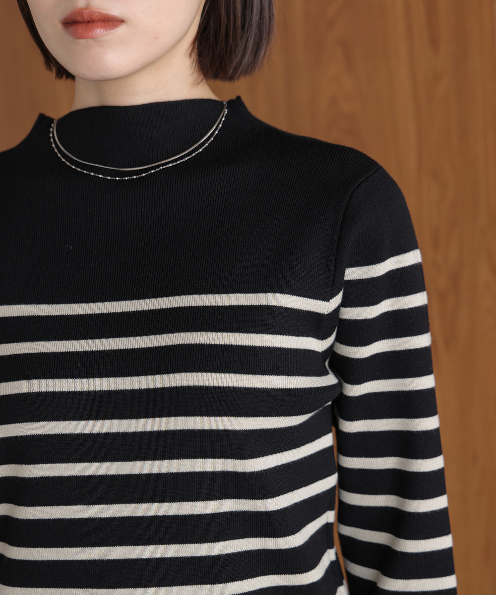 【新色追加】ハイネック総針ニット