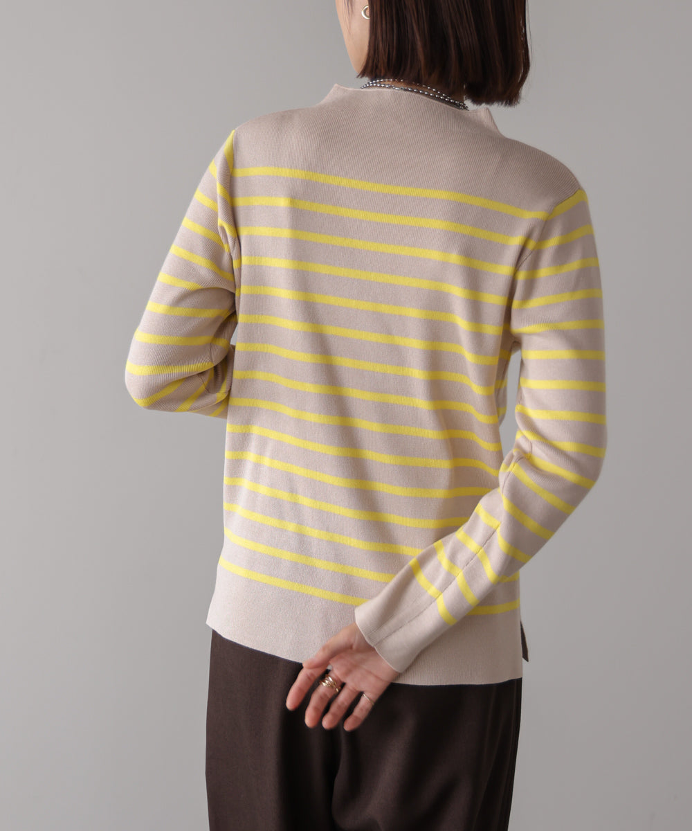 【新色追加】ハイネック総針ニット