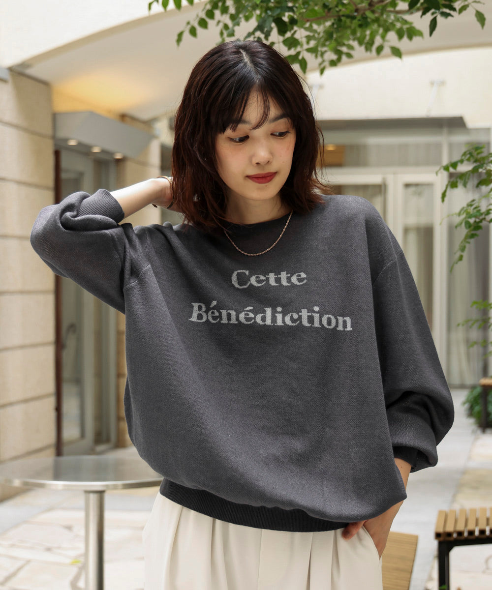 シアーロゴニットプルオーバー