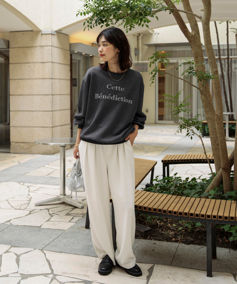 シアーロゴニットプルオーバー