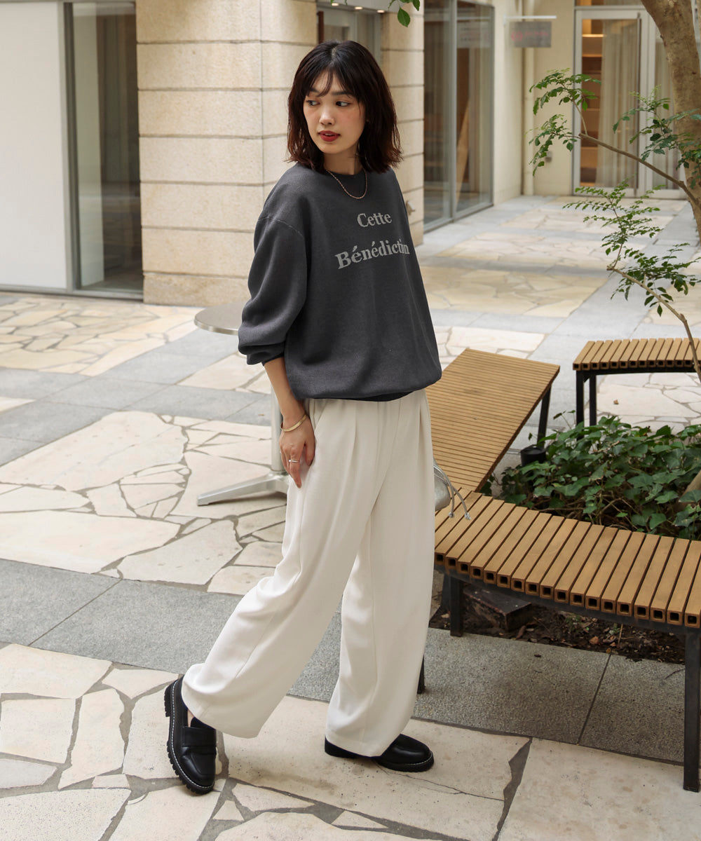 シアーロゴニットプルオーバー