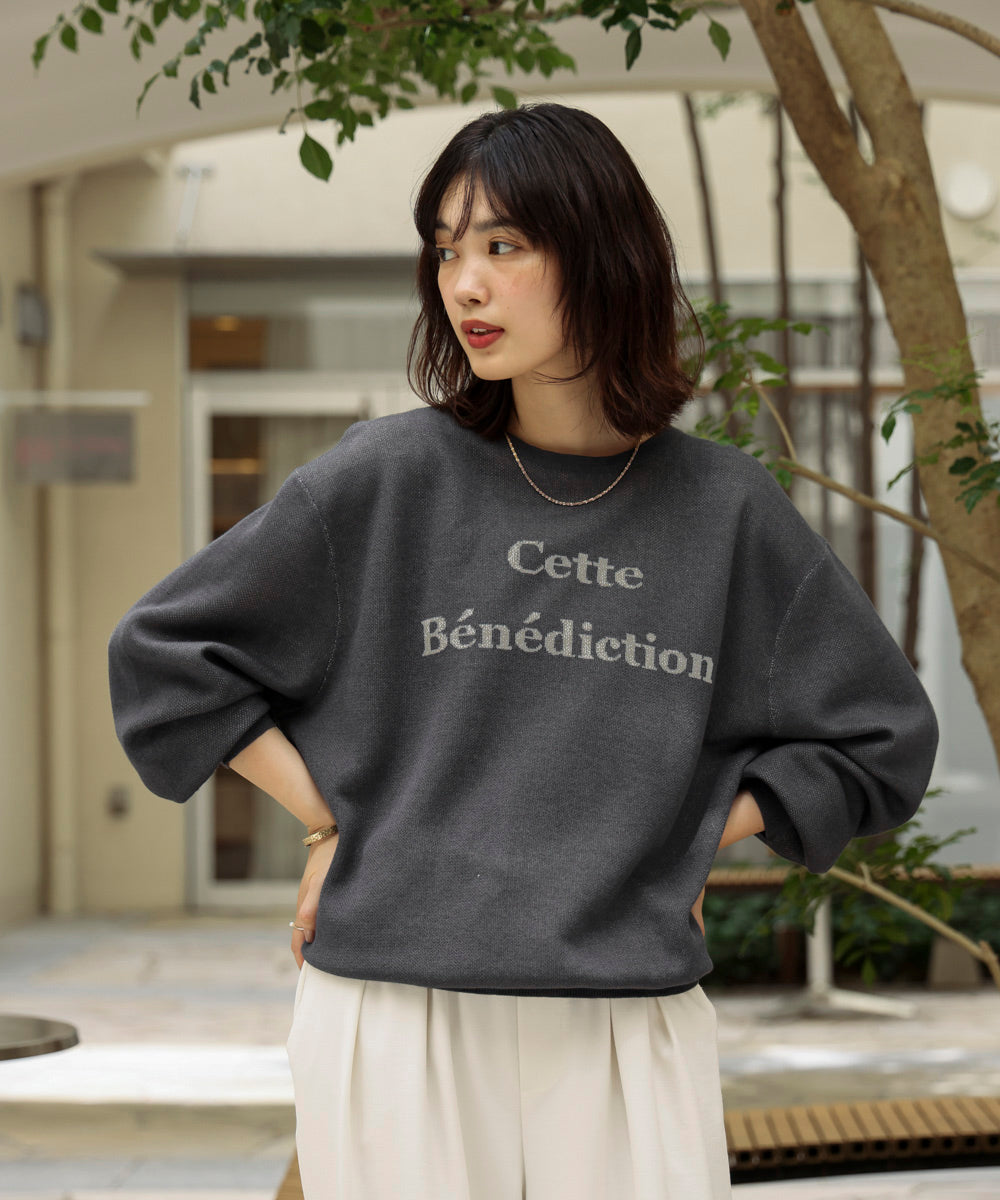 シアーロゴニットプルオーバー