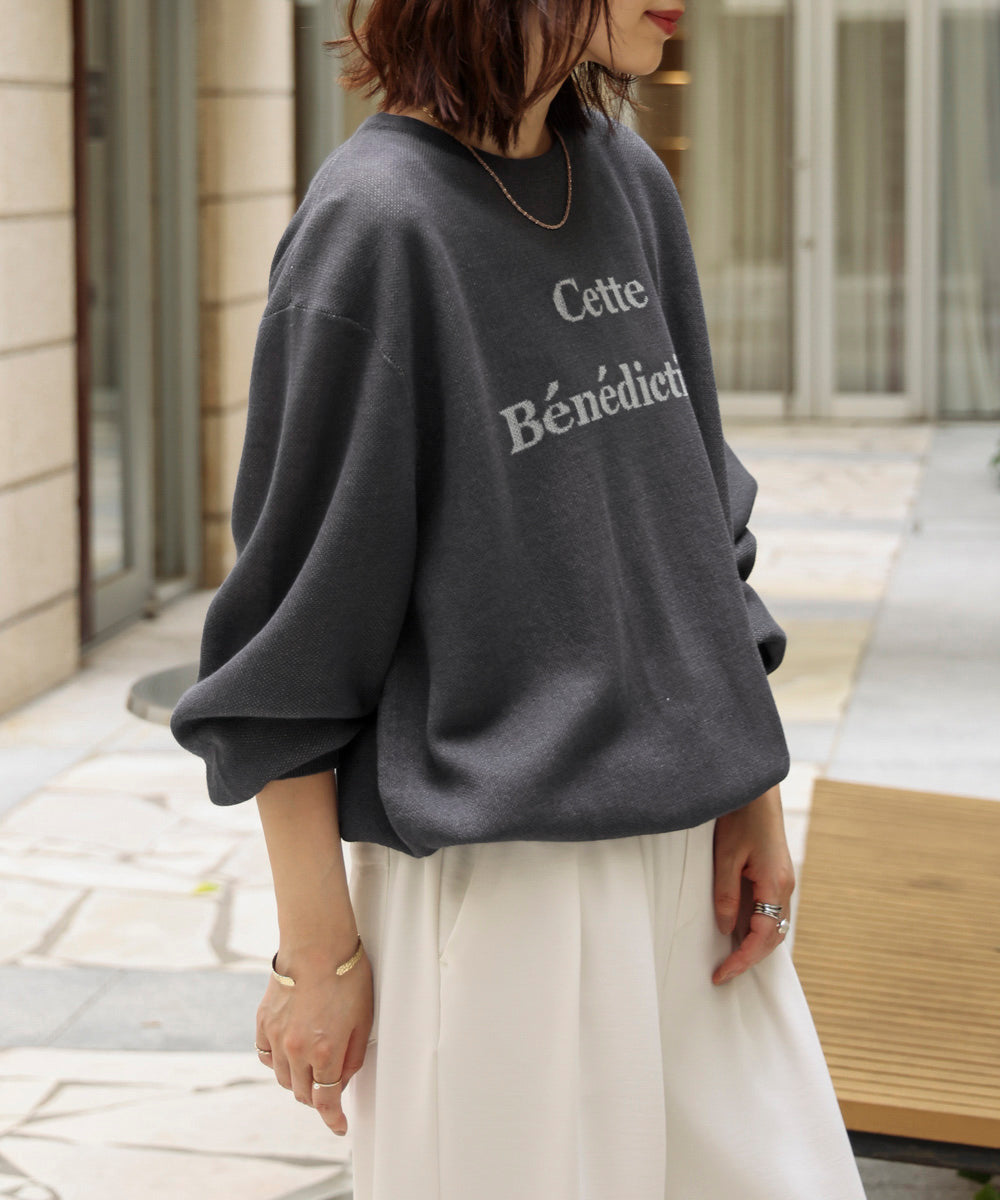 シアーロゴニットプルオーバー