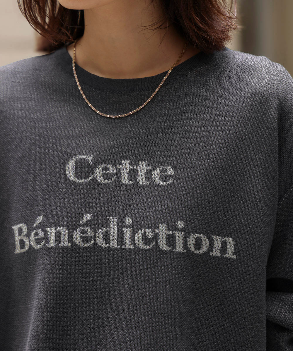 シアーロゴニットプルオーバー