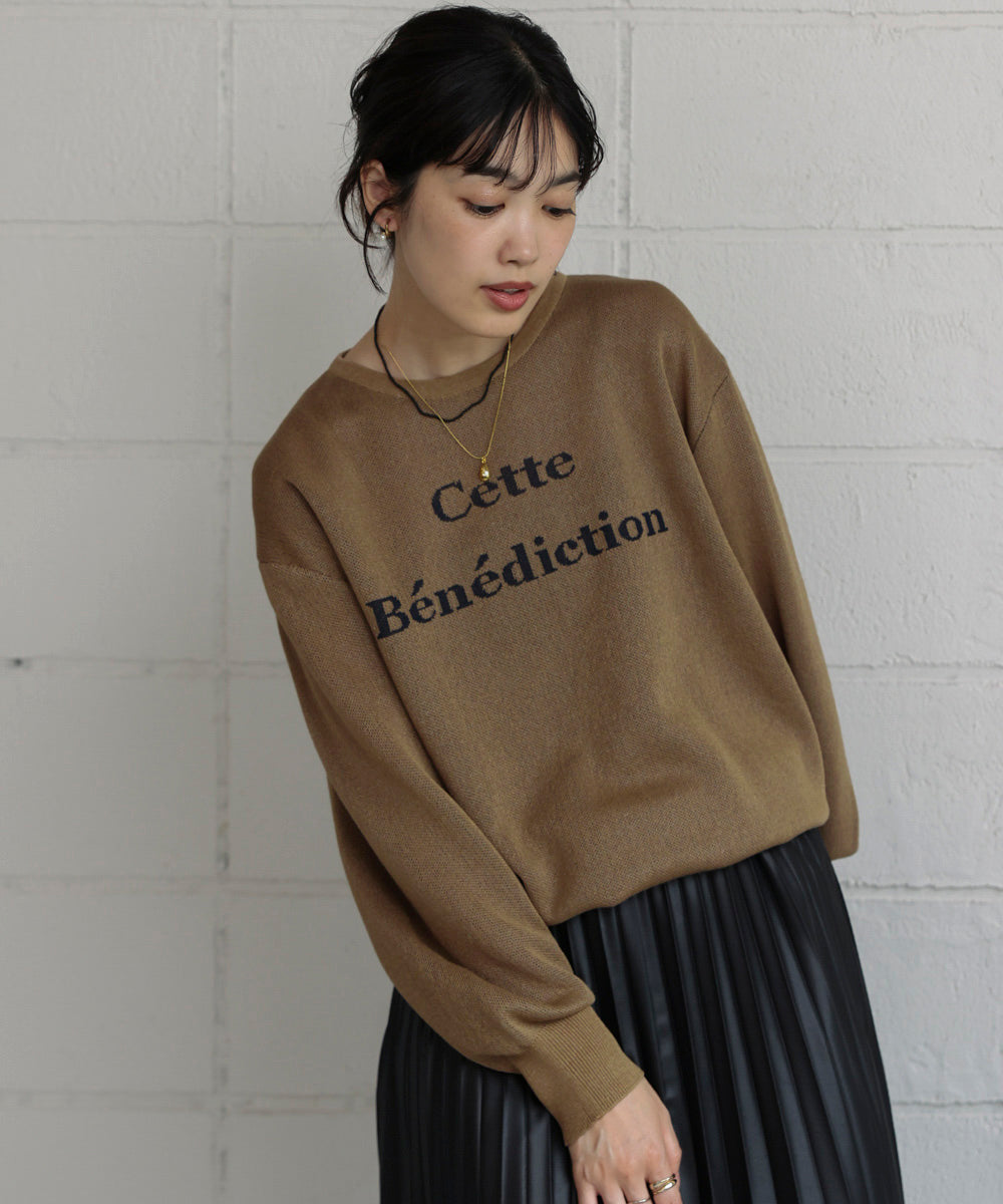 シアーロゴニットプルオーバー