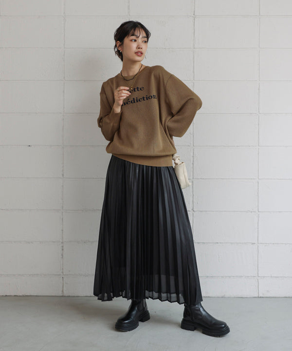 シアーロゴニットプルオーバー