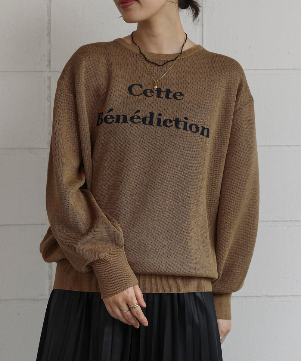 シアーロゴニットプルオーバー