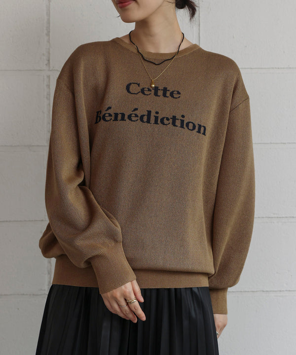 シアーロゴニットプルオーバー