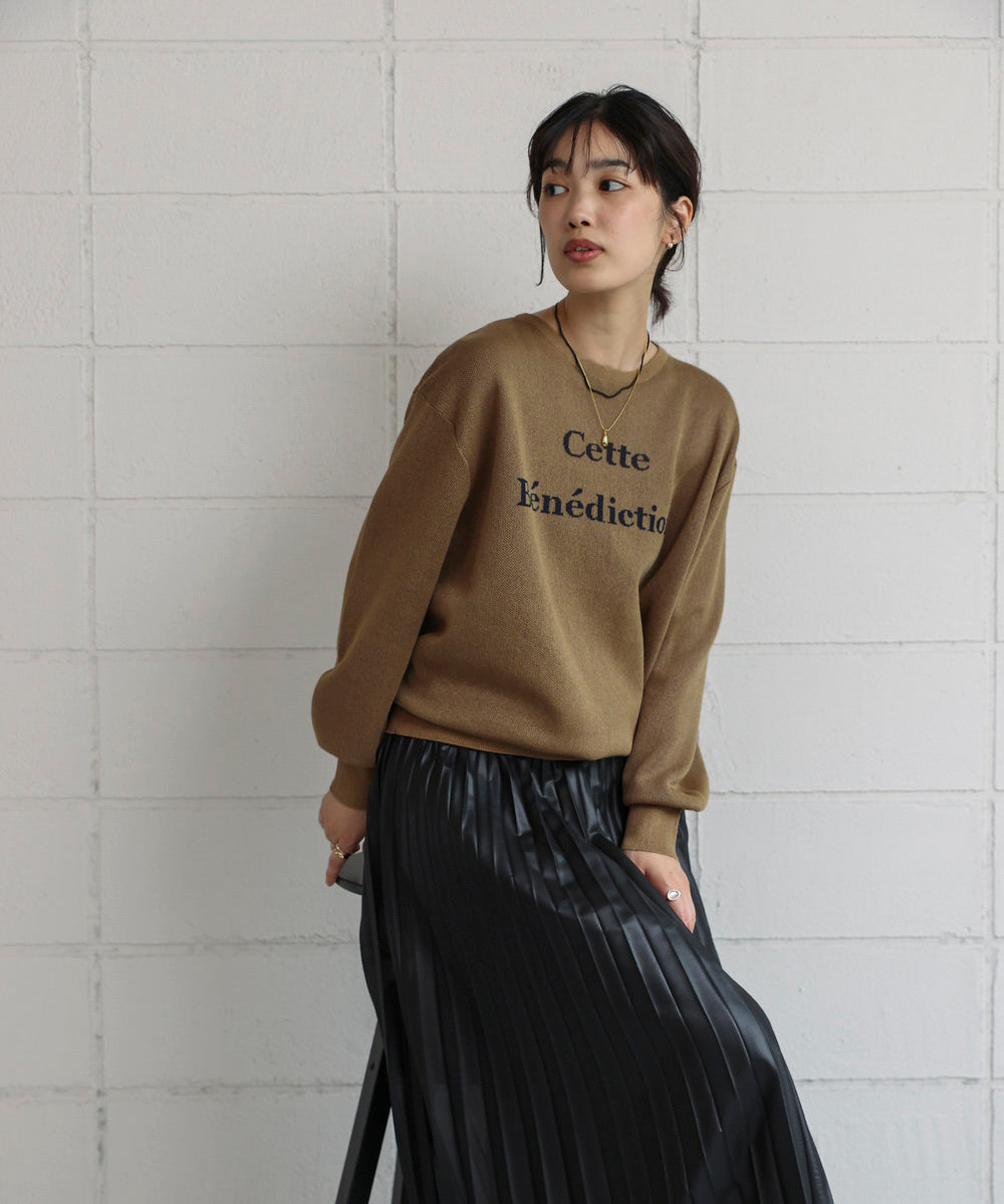 シアーロゴニットプルオーバー