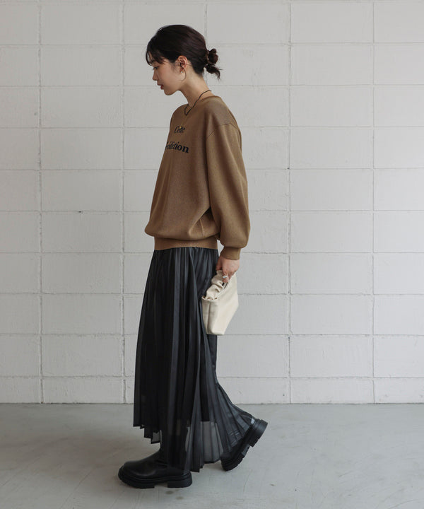 シアーロゴニットプルオーバー