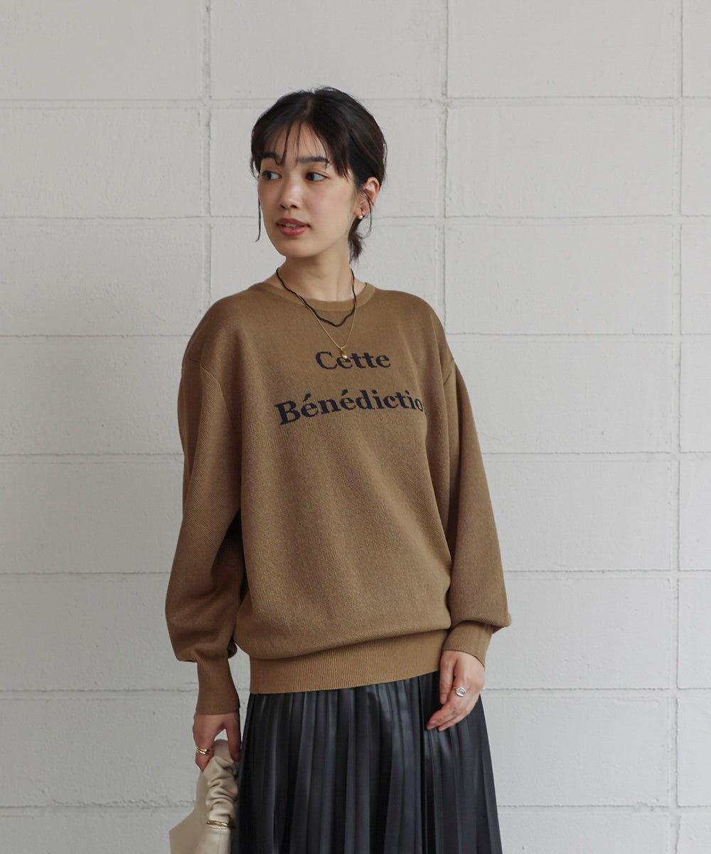 シアーロゴニットプルオーバー