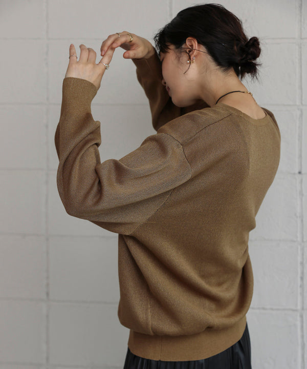 シアーロゴニットプルオーバー