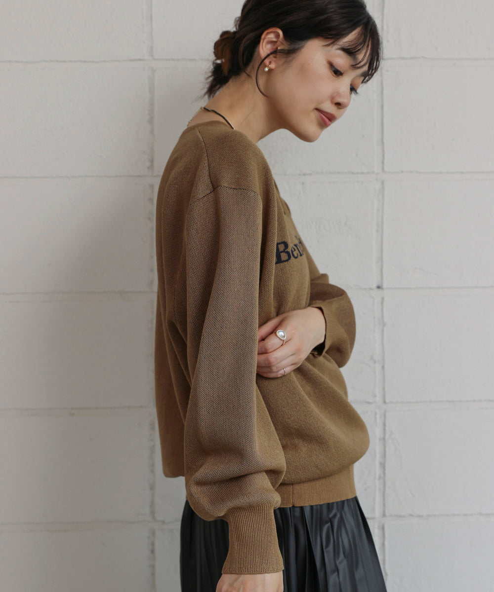 シアーロゴニットプルオーバー