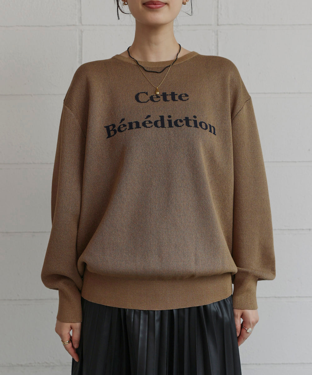 シアーロゴニットプルオーバー