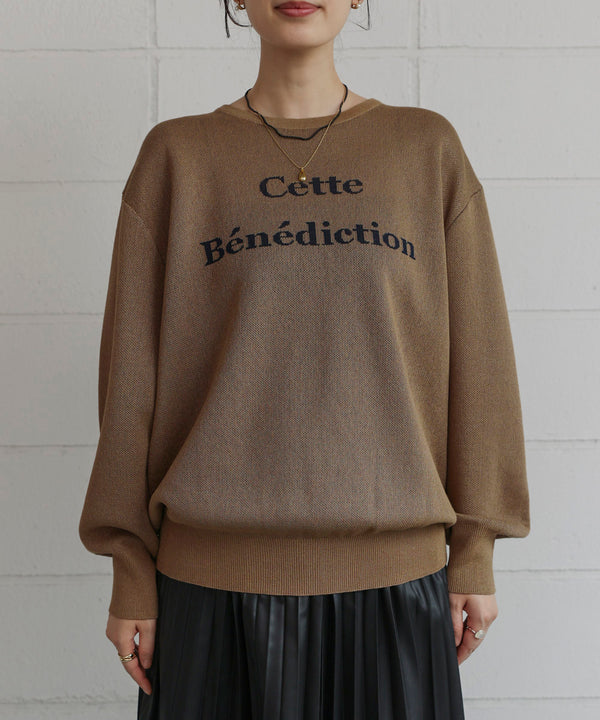 シアーロゴニットプルオーバー