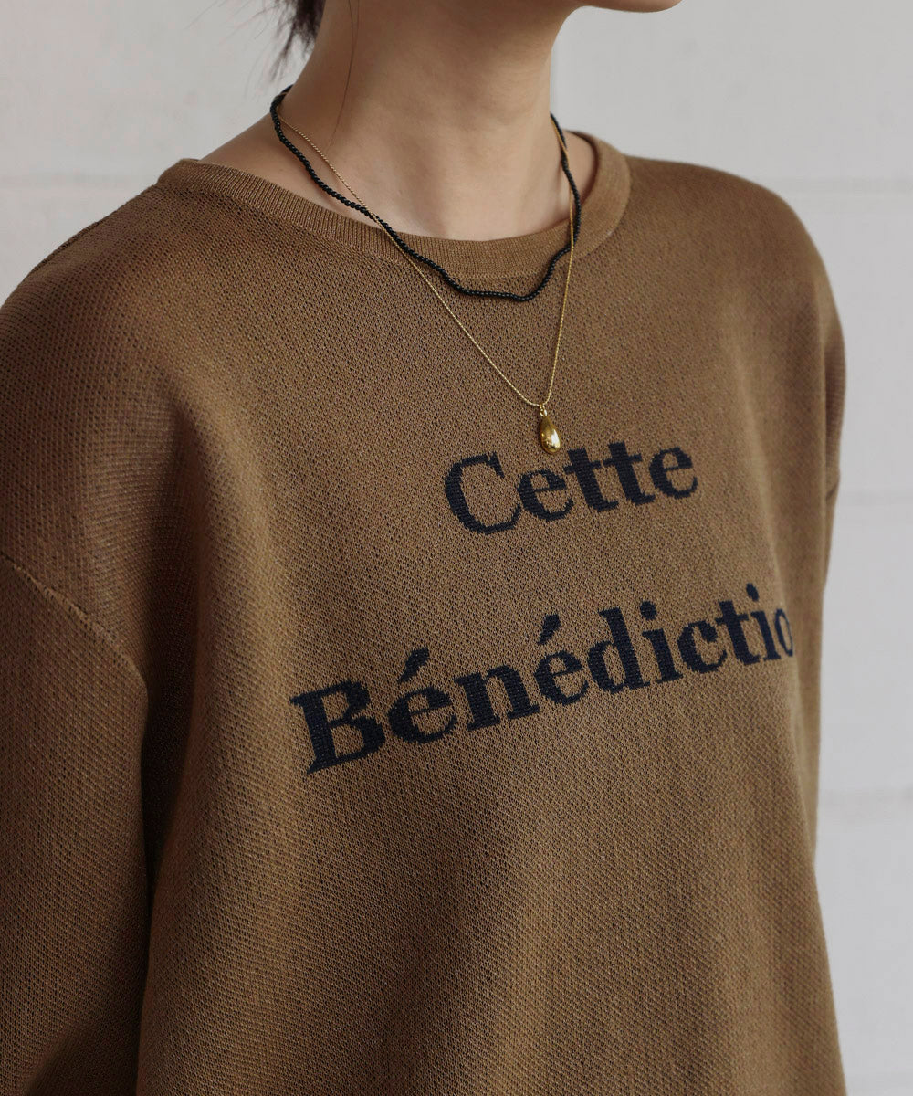 シアーロゴニットプルオーバー