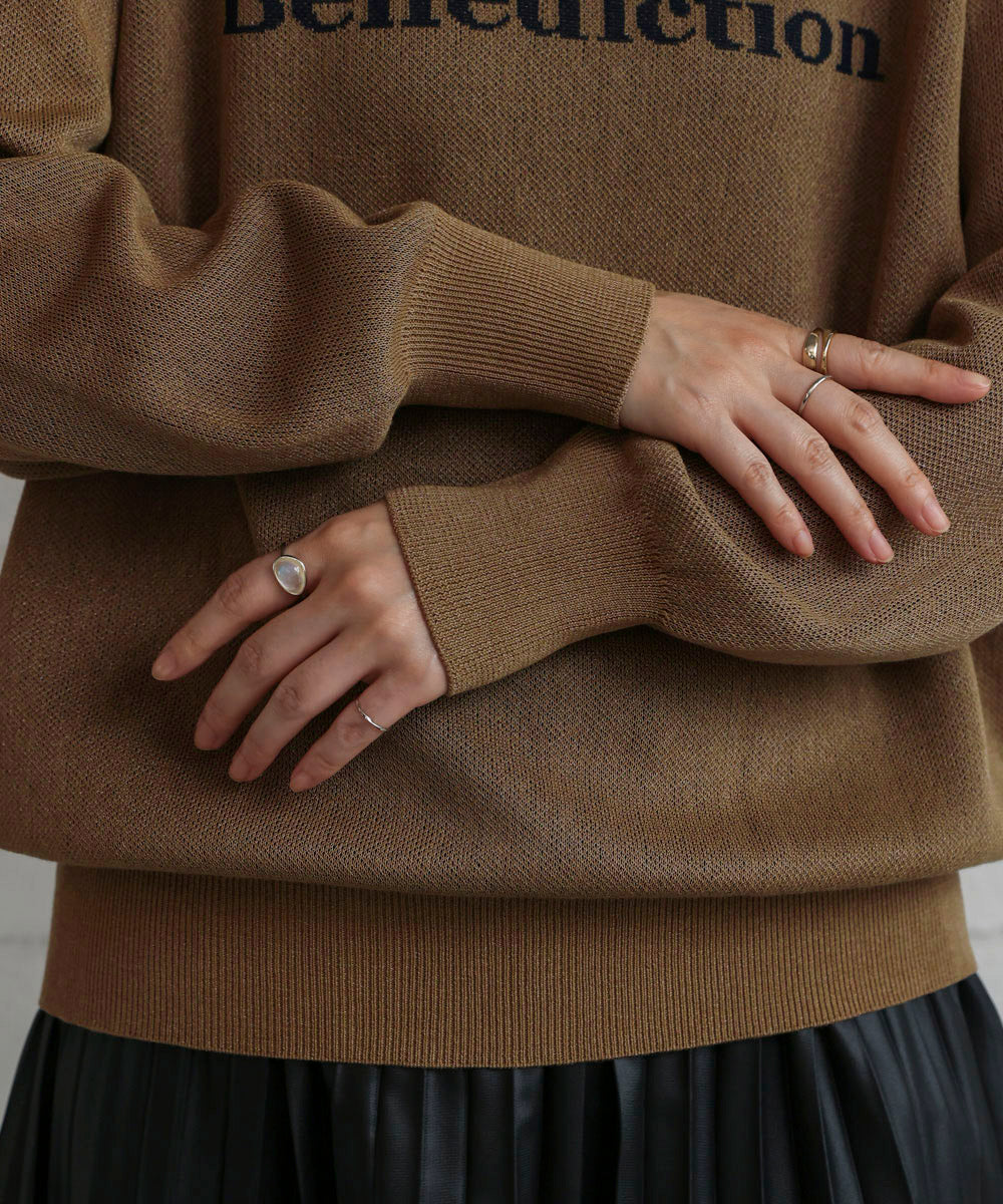 シアーロゴニットプルオーバー