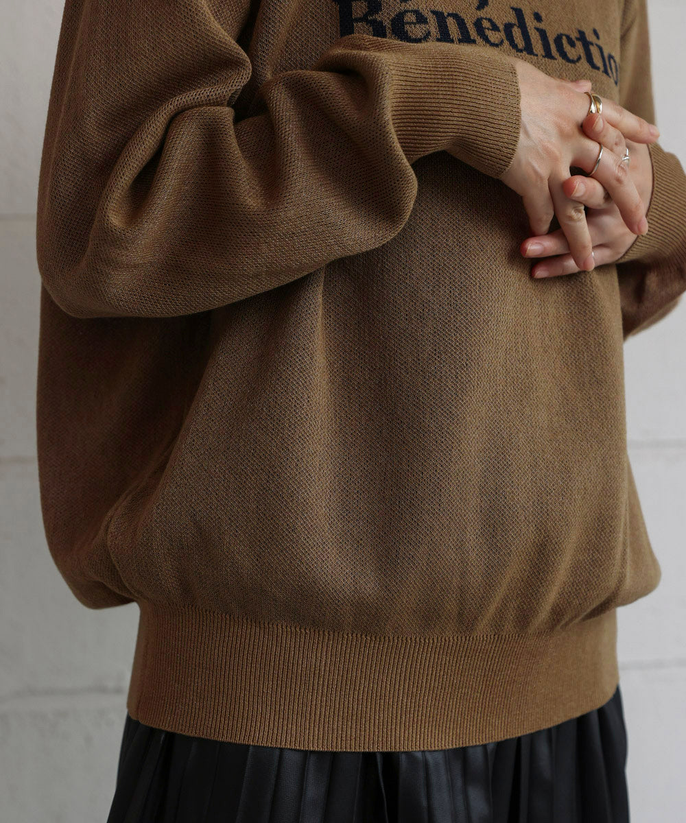 シアーロゴニットプルオーバー