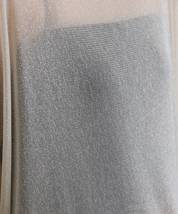 オーバーサイズラメシアートップス