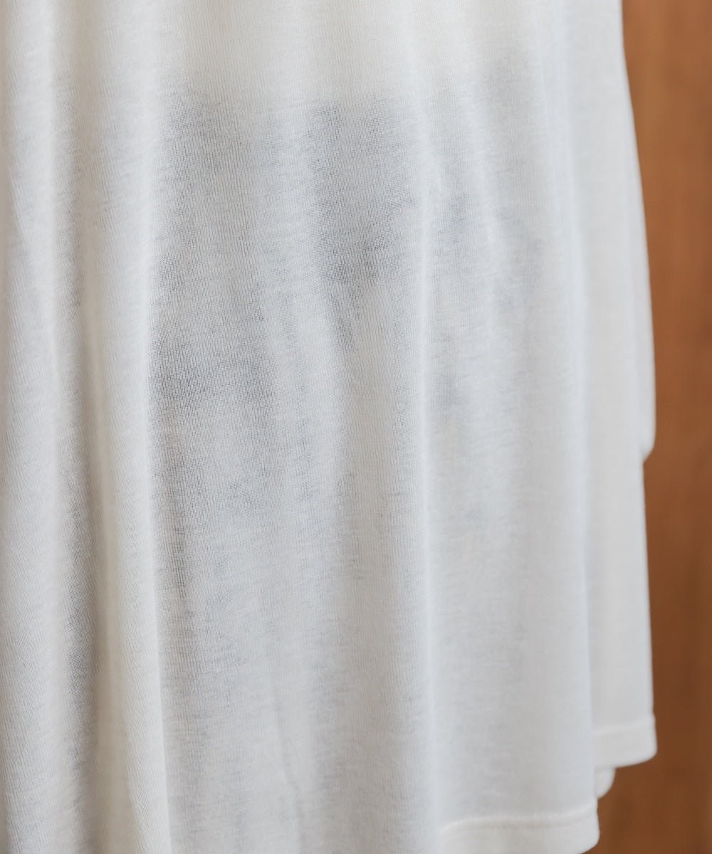 オーバーサイズシアーカットトップス