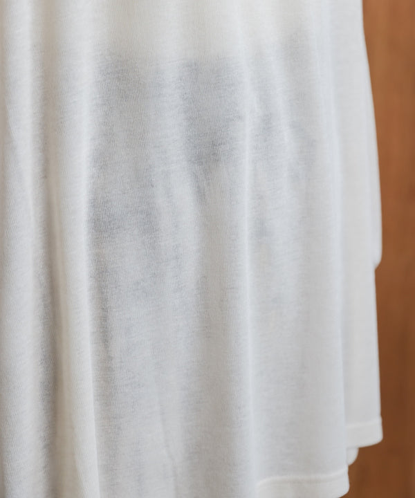 オーバーサイズシアーカットトップス