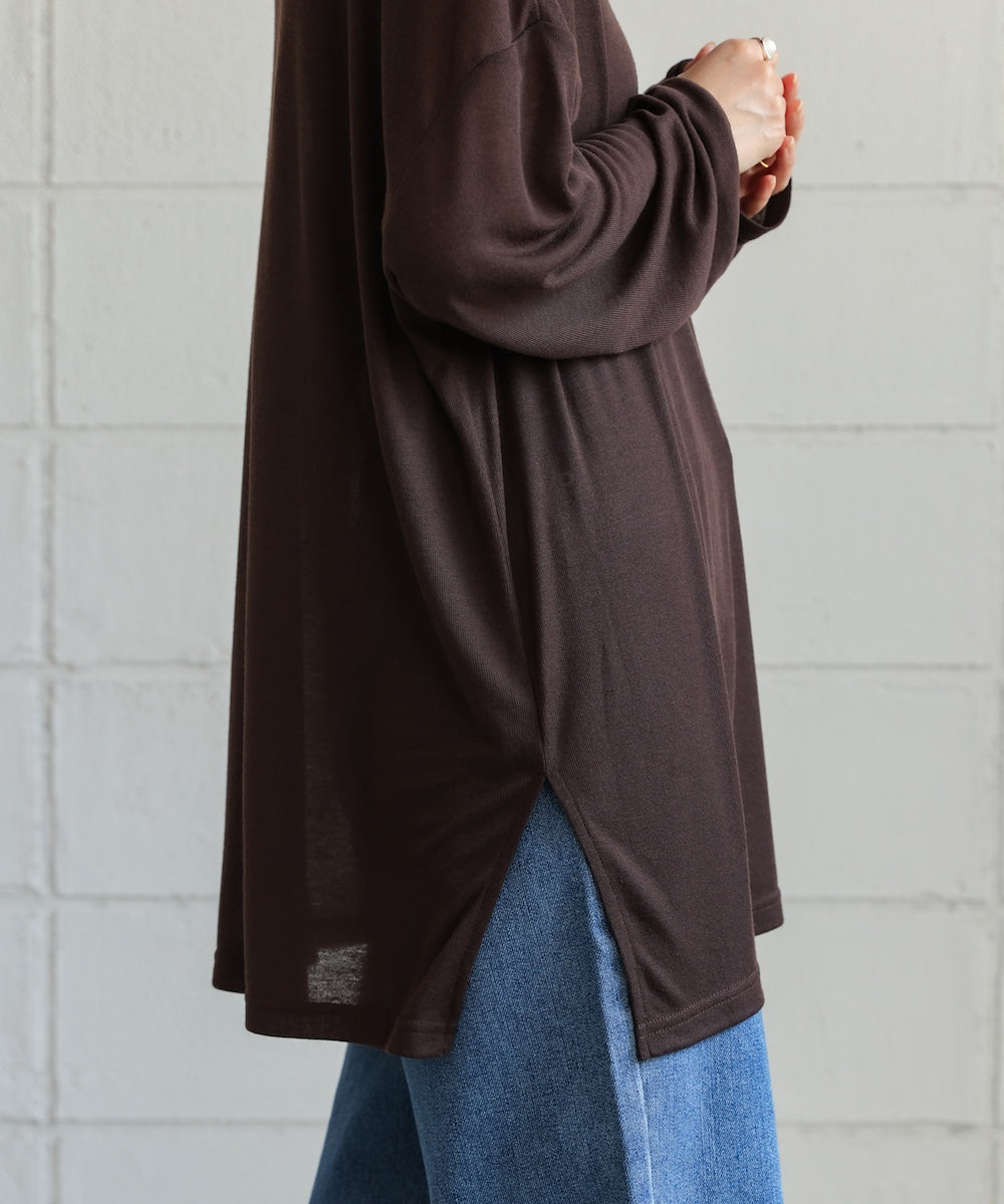 オーバーサイズシアーカットトップス