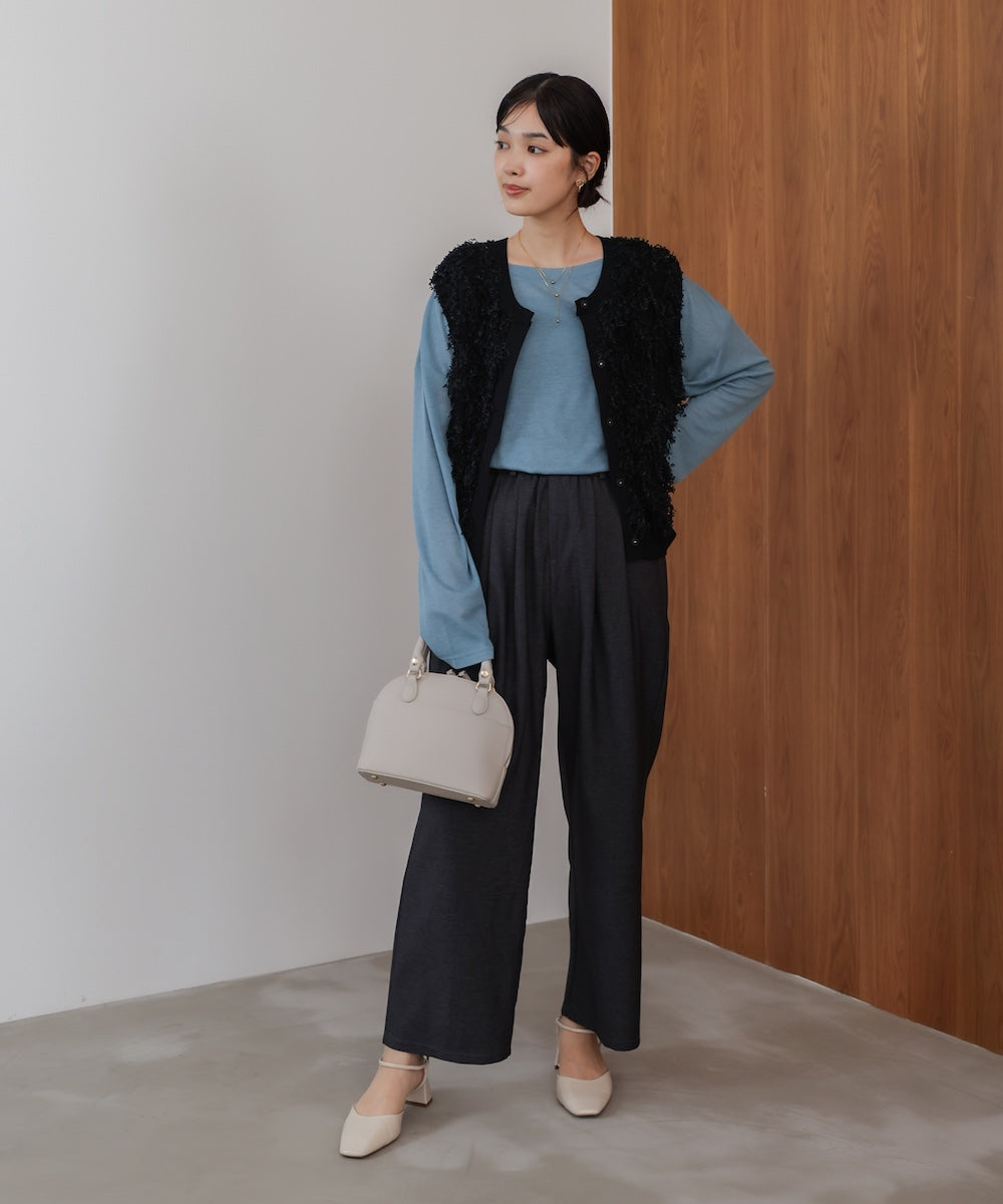 オーバーサイズシアーカットトップス