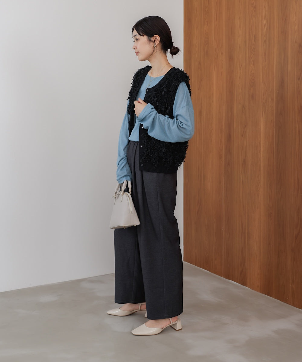 オーバーサイズシアーカットトップス