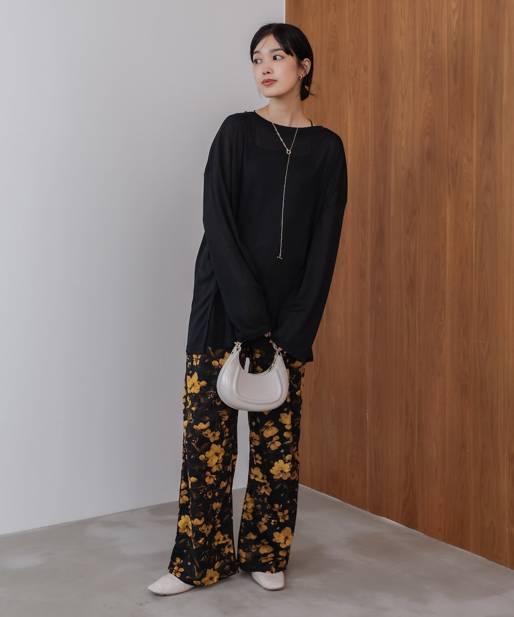 オーバーサイズシアーカットトップス