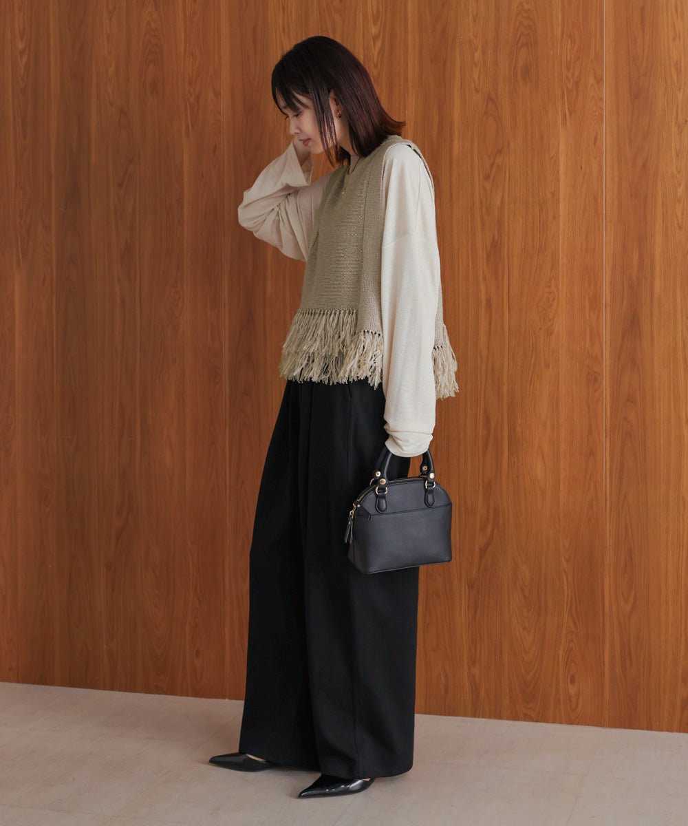 【新色追加】フェザーヤーンニットベスト