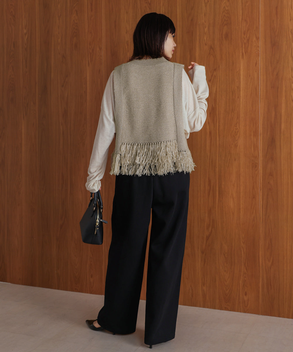 【新色追加】フェザーヤーンニットベスト