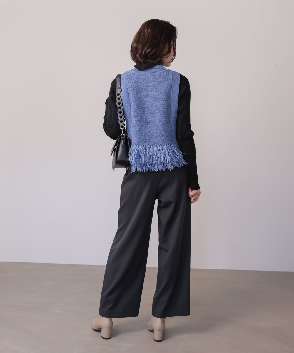 【新色追加】フェザーヤーンニットベスト