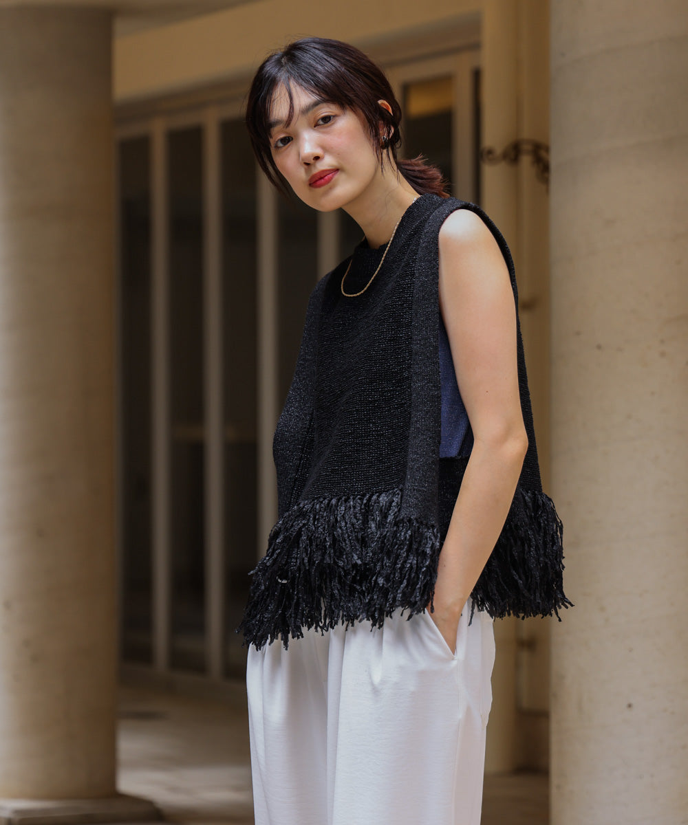 【新色追加】フェザーヤーンニットベスト