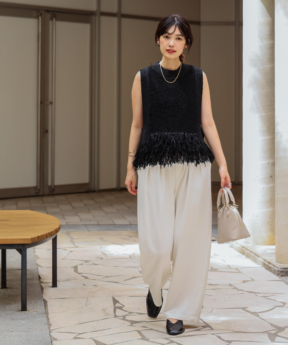 【新色追加】フェザーヤーンニットベスト